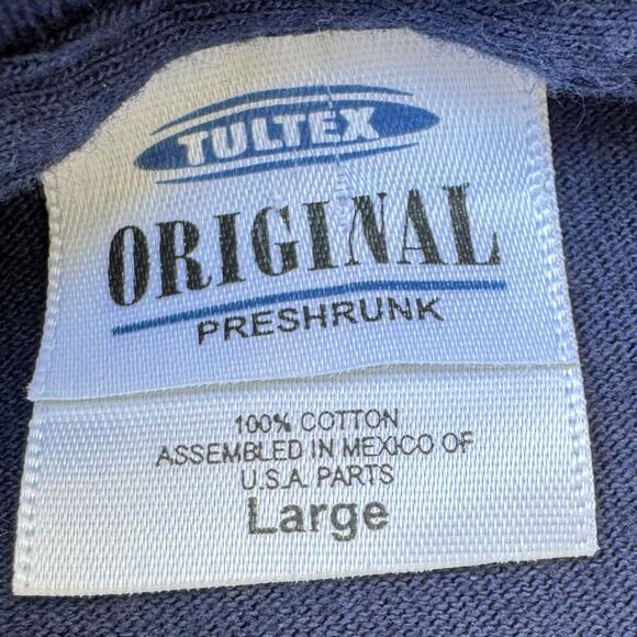 Vintage Tultex USA Graphic Long Sleeve T-Shirt Large Flag 4 th of July Large - Picture 7 of 7